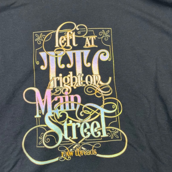 Raw Threads Athletics Disney Magic Kingdom Long Sleeve Pullover Women's Size L - Picture 2 of 6